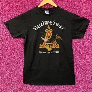 Budweiser King Of Beer American Bald Eagle Logo T-Shirt Small
